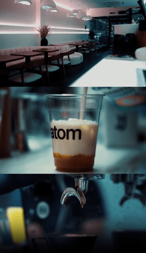 Atom Coffee, film